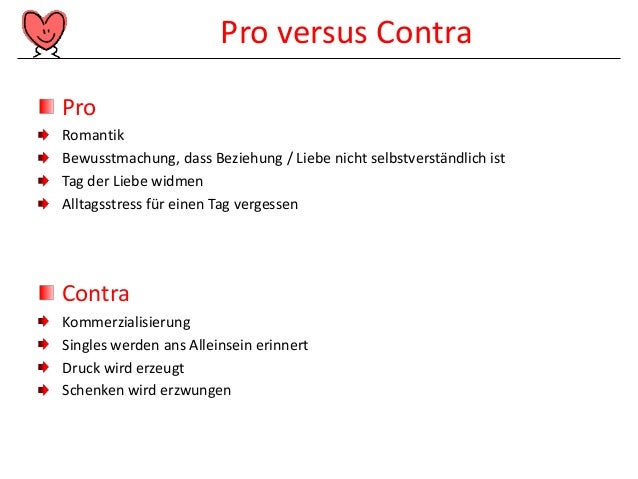 Beziehung Pro Contra Beziehung Pro Contra
